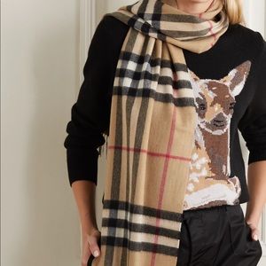 Mock Burberry scarf